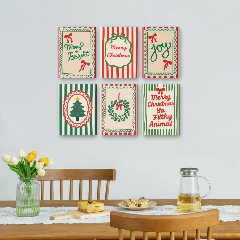Weihnachtliches Streifen