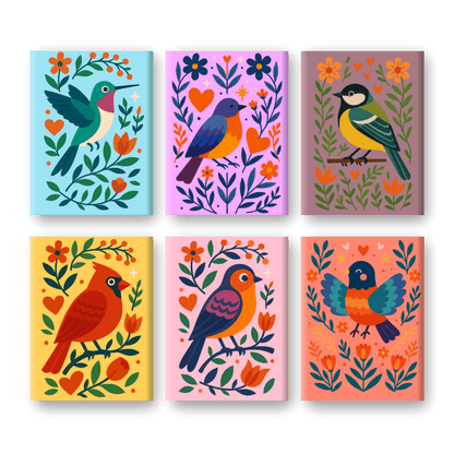 Bunte-Vögel