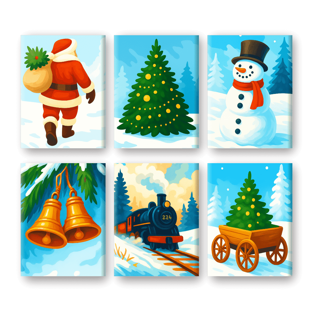 Buntes Weihnachts