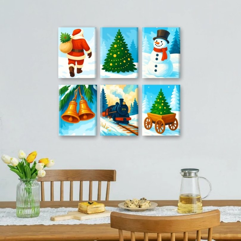 Buntes Weihnachts