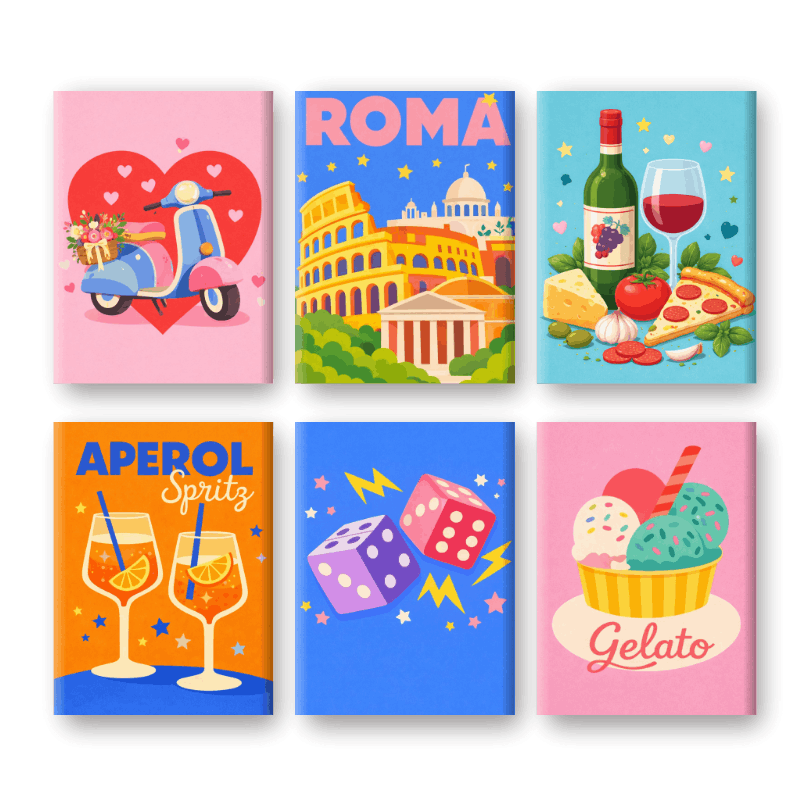 Farbenfrohes Italien