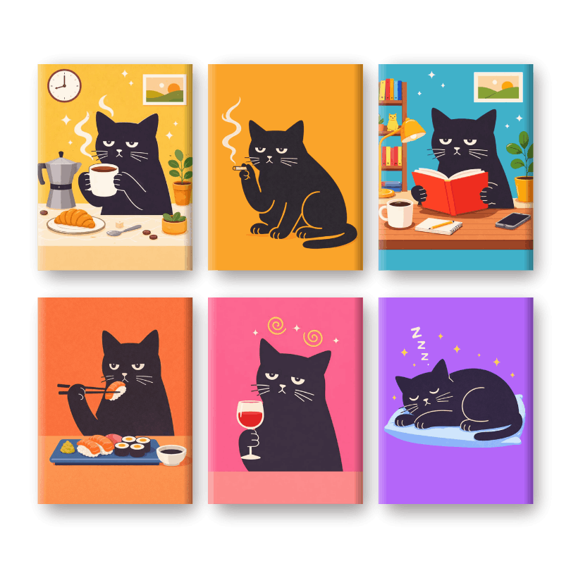 Mürrisches Katzen