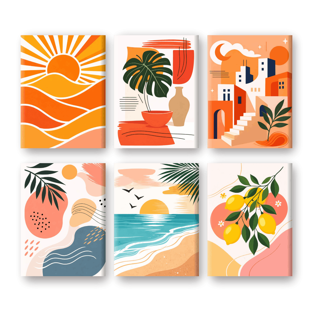 Mediterraner Sonnenuntergang