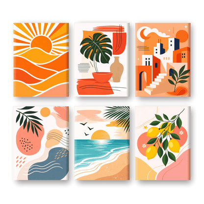 Mediterraner Sonnenuntergang