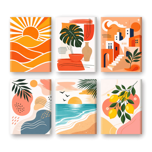 Mediterraner Sonnenuntergang