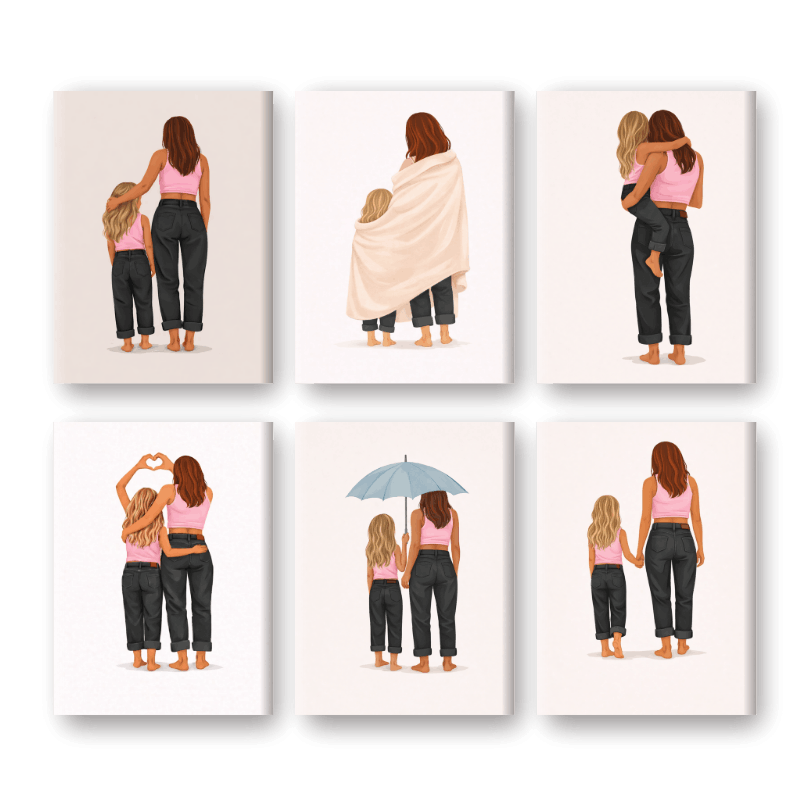 Mutter & Tochter Liebe