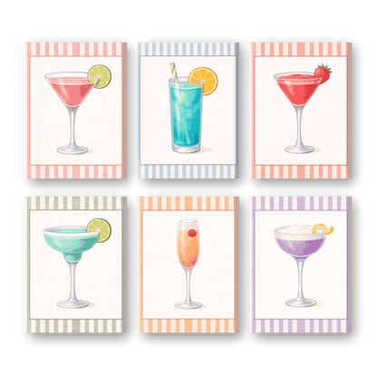 Gestreiftes Cocktail
