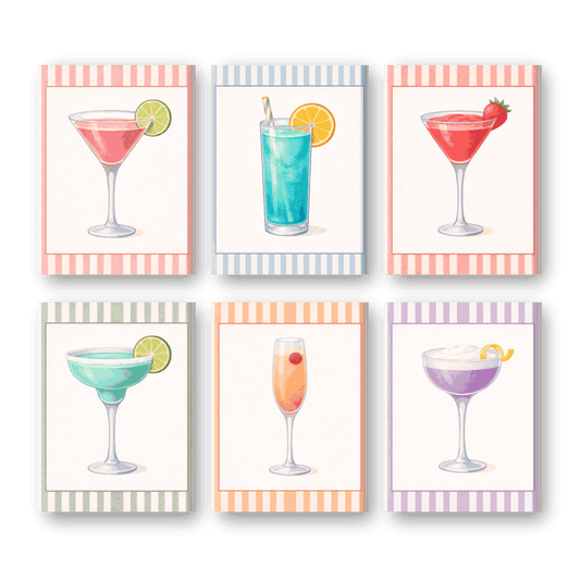 Gestreiftes Cocktail