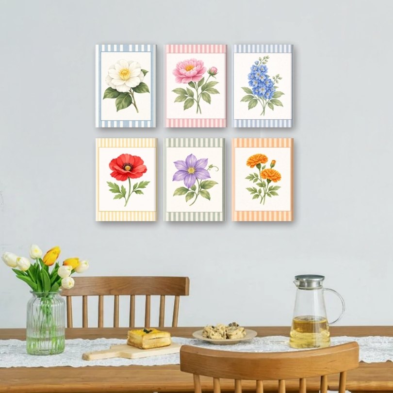 Gestreiftes Blumen