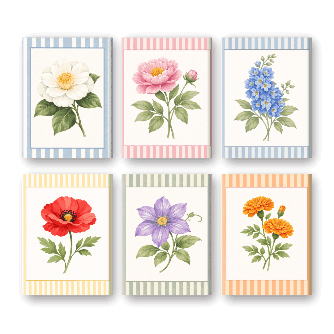 Gestreiftes Blumen