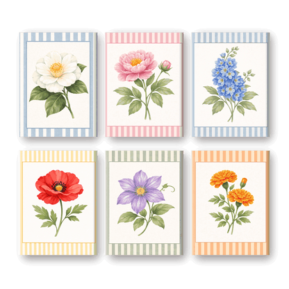 Gestreiftes Blumen