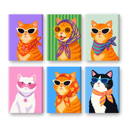Stilvolle Katzen