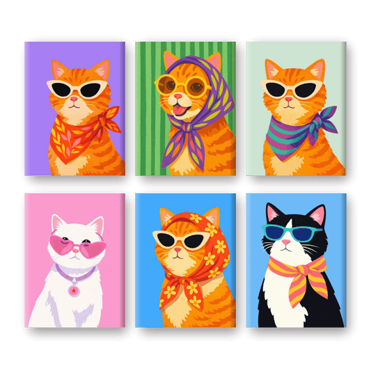 Stilvolle Katzen