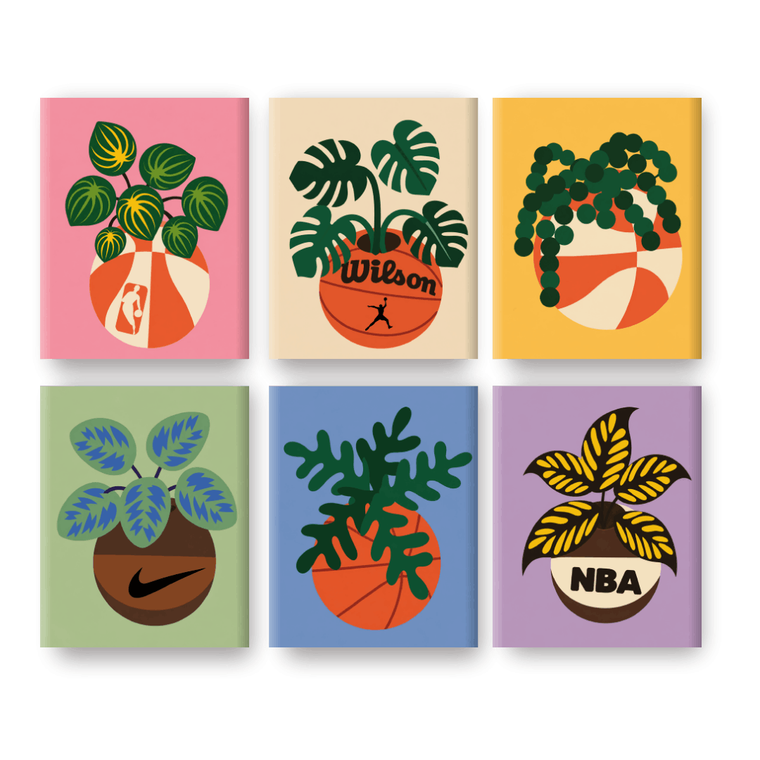 Blühender Basketball