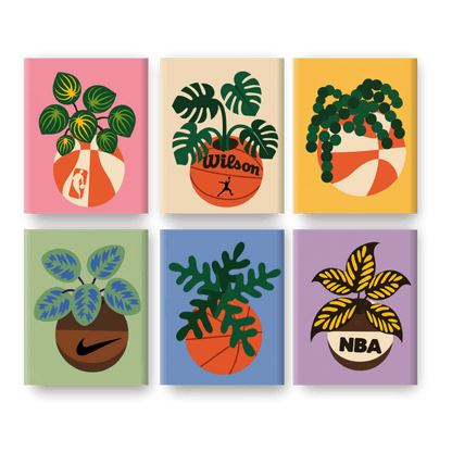 Blühender Basketball