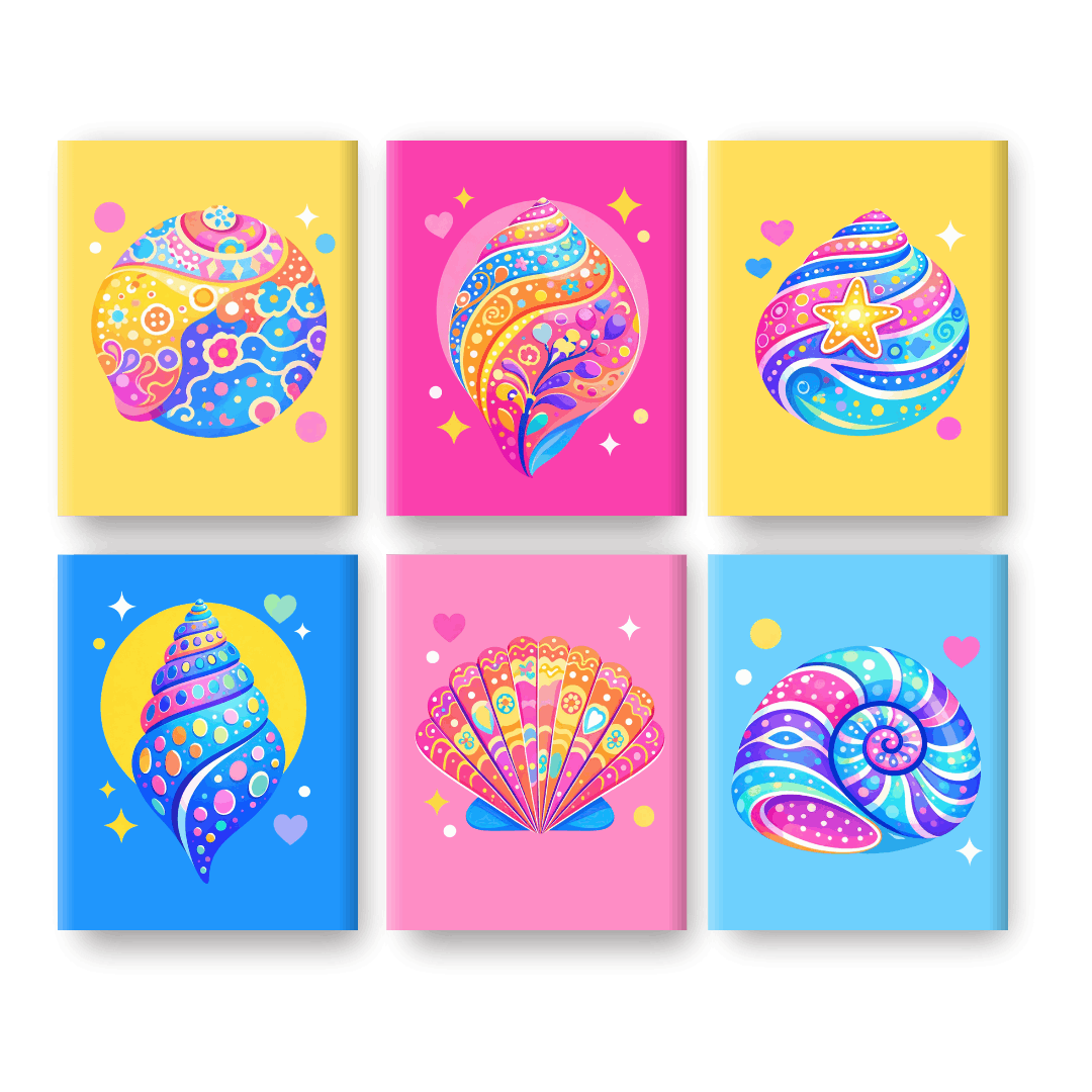 Bunte Muscheln