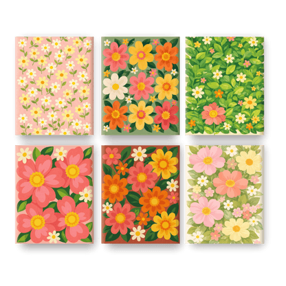 Leuchtende Blumen