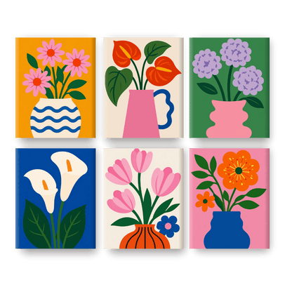 Moderne Blumenvasen