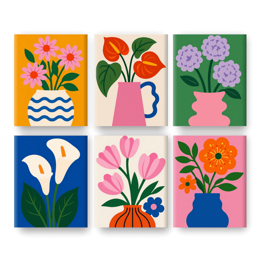 Moderne Blumenvasen