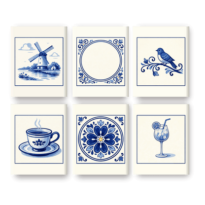 Wunderschönes Delft Blue