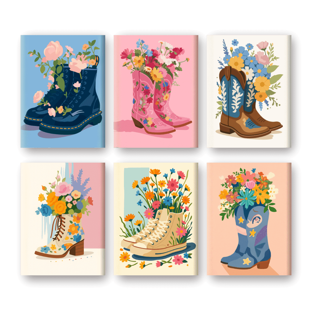 Blumenstiefel