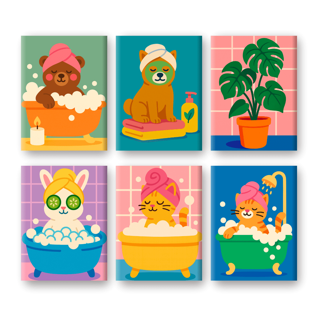 Badezimmer Tiere