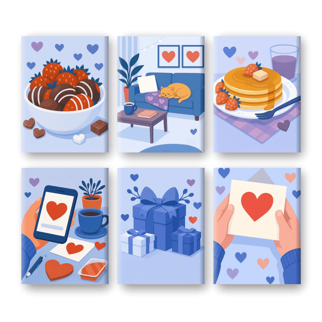 Blauer Valentinstag