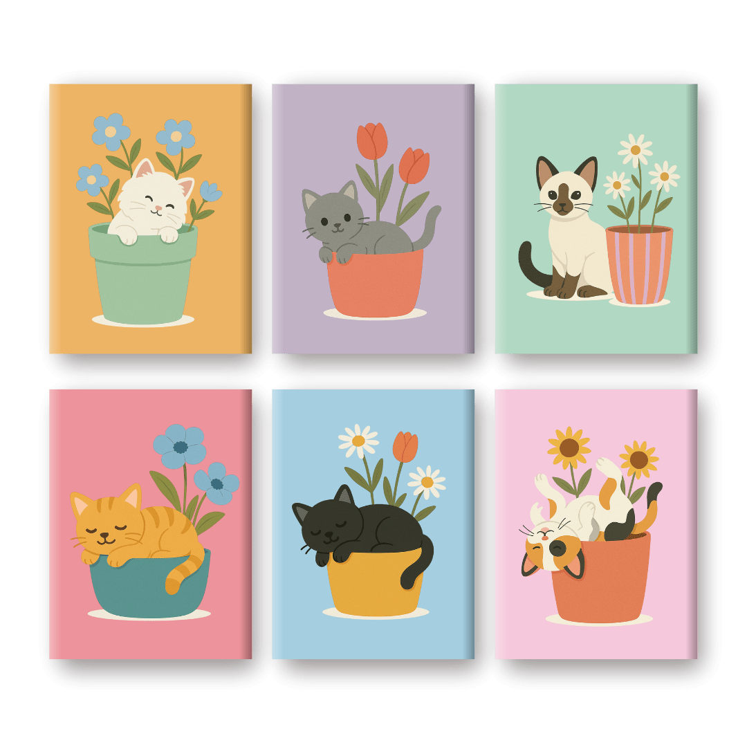 Katzen & Blumen
