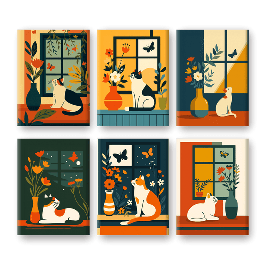 Katzen-am-Fenster