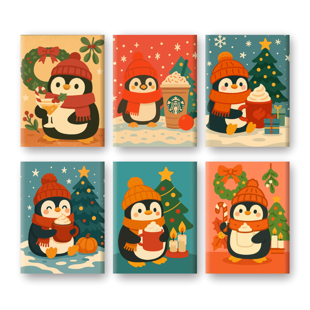 Weihnachts-Pinguin