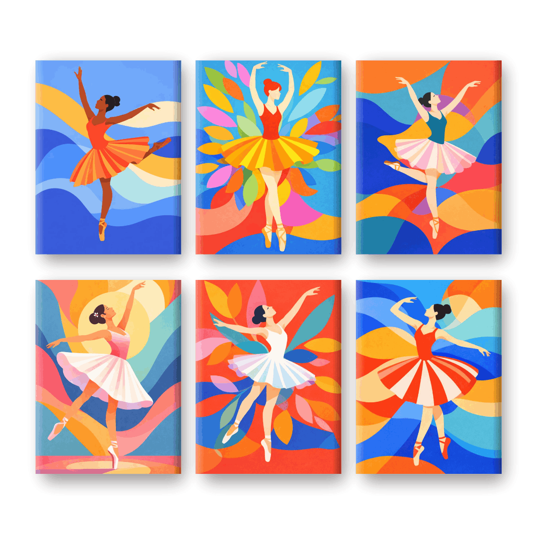 Buntes Ballerinas