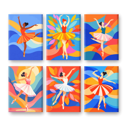 Buntes Ballerinas