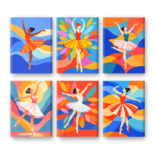 Buntes Ballerinas
