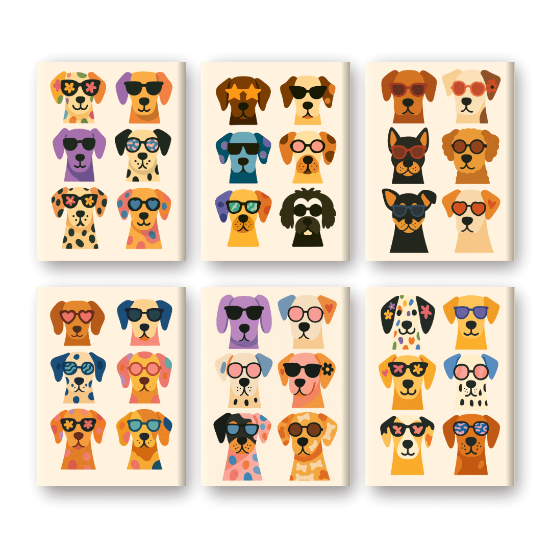 Coole Bunte Hunde