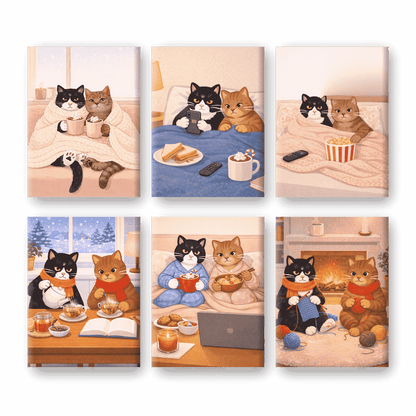 Gemütliche Katzen
