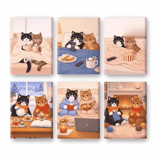 Gemütliche Katzen
