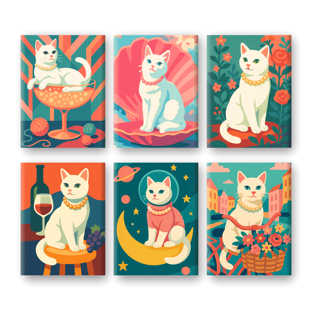 Elegantes Katzen