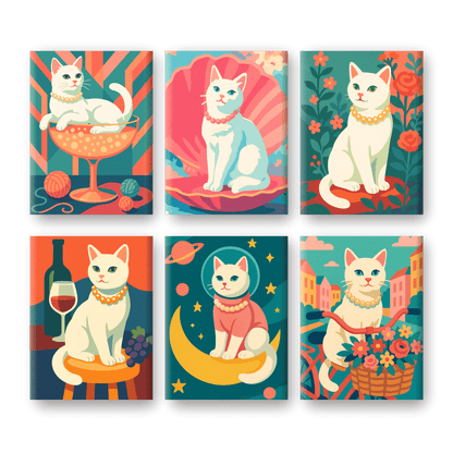 Elegantes Katzen