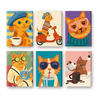 Lustige Katzen