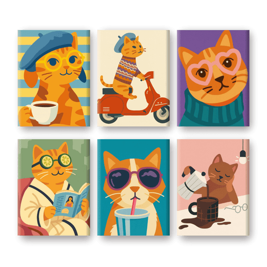 Lustige Katzen