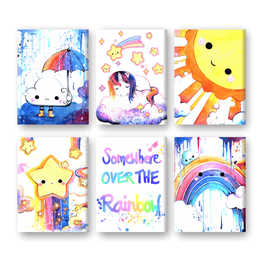 Kawaii Rainbow Set - by Tiny Tami