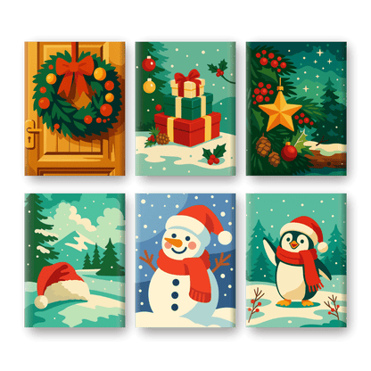 Verschneites Weihnachts
