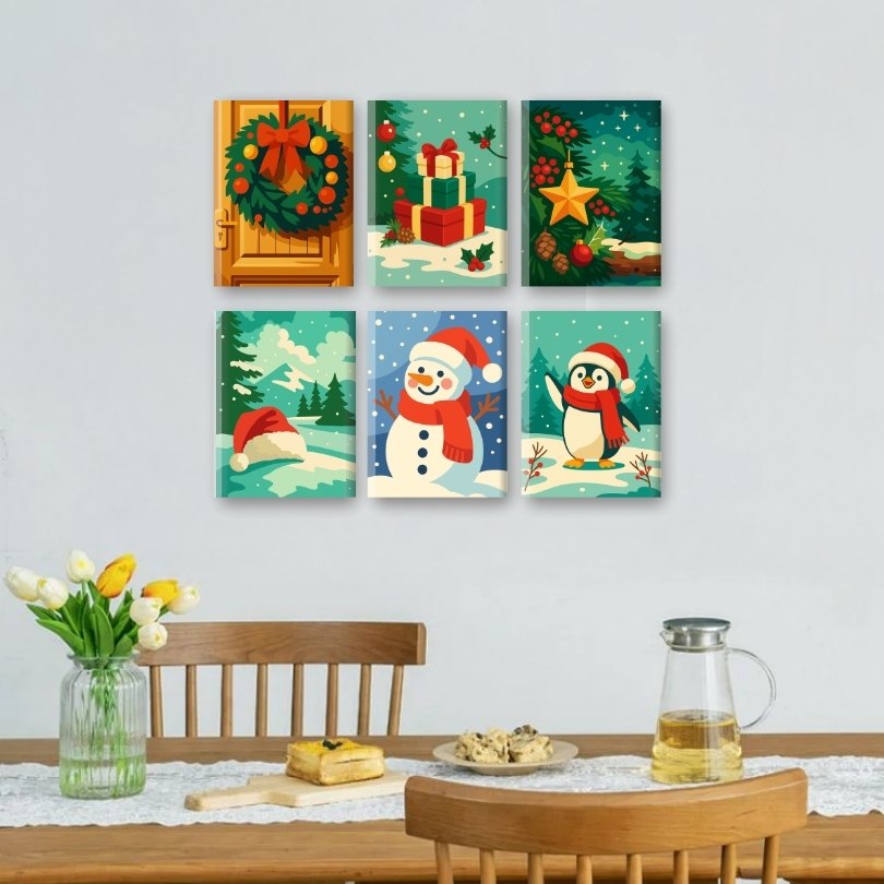 Verschneites Weihnachts
