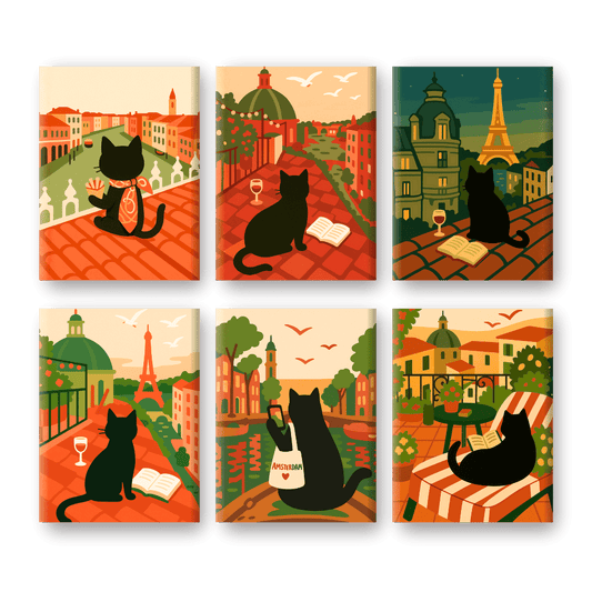 Das reisende-Katze
