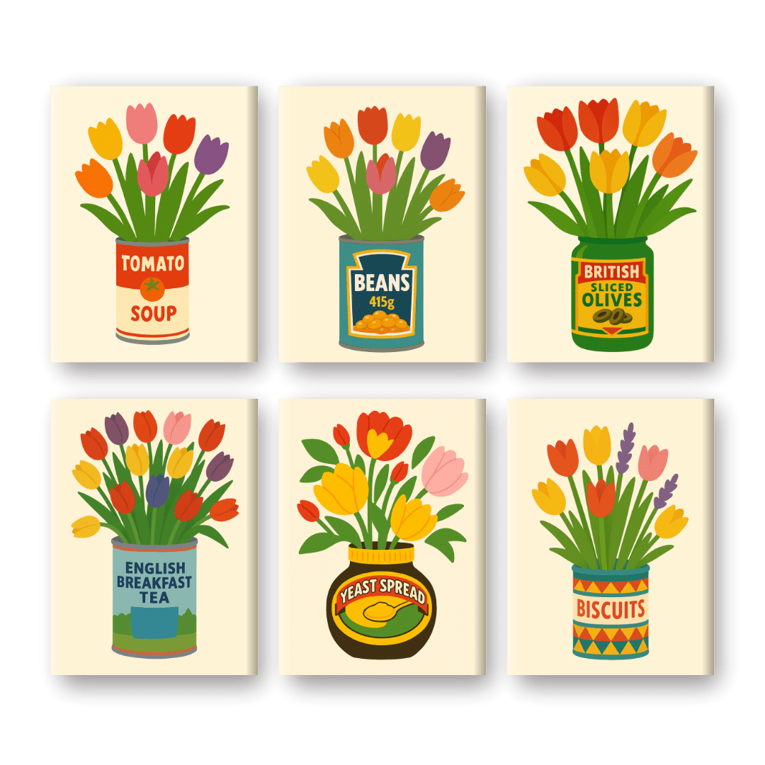 Tulpen in Dosen