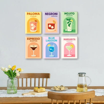 Lebhafte Cocktails