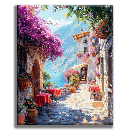 BlÃ¼hende-SchÃ¶nheit-Italien - Malen nach Zahlen