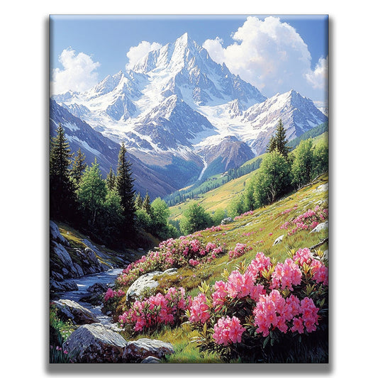 BlÃ¼hendes Paradies - Malen nach Zahlen