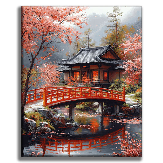 BrÃ¼cke der Stille - Malen nach Zahlen