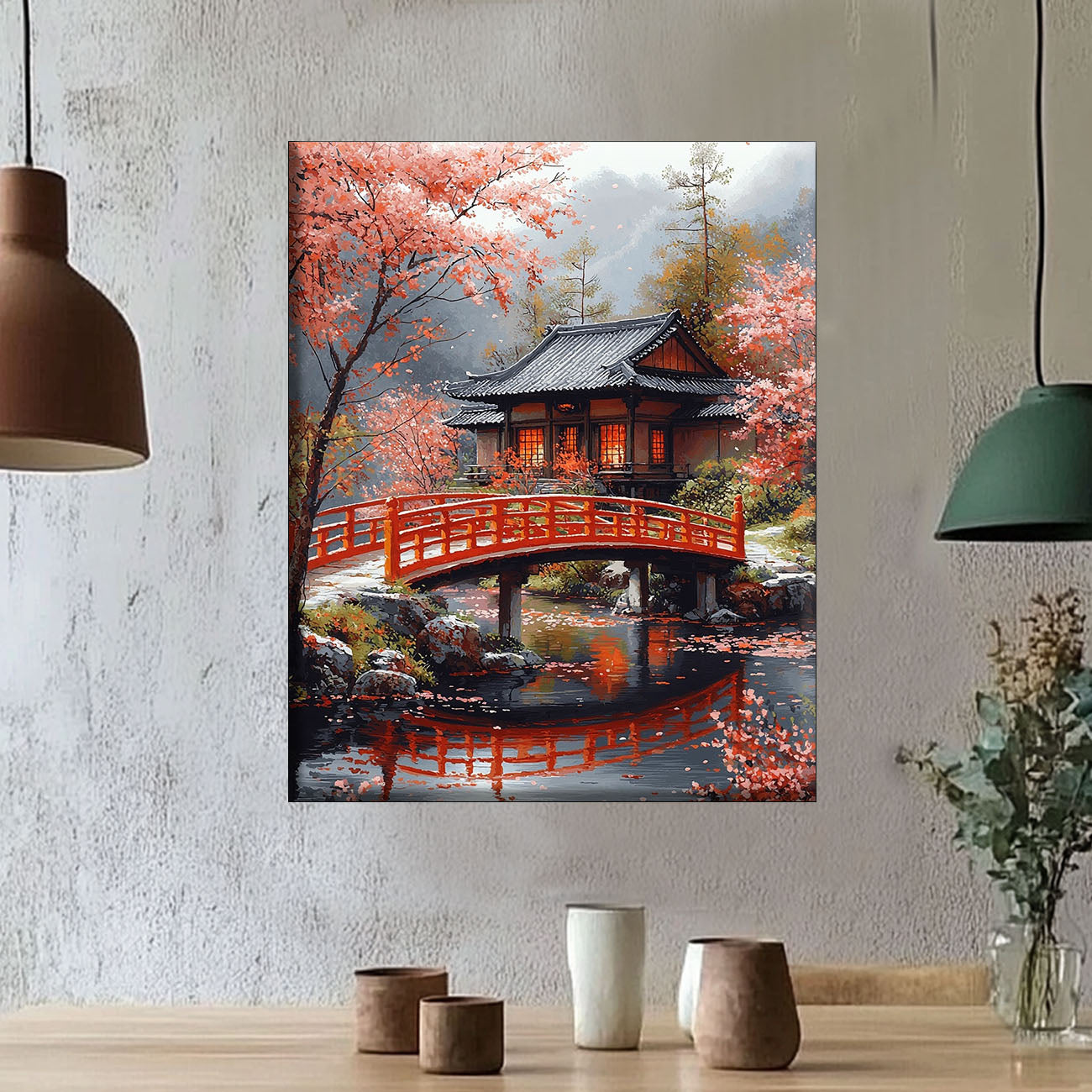 BrÃ¼cke der Stille - Malen nach Zahlen